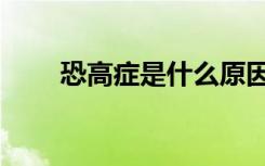 恐高症是什么原因引起的（恐高症）