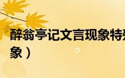 醉翁亭记文言现象特殊句式（醉翁亭记文言现象）