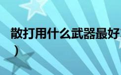 散打用什么武器最好100级（散打用什么武器）