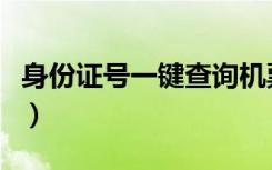 身份证号一键查询机票（身份证查询机票订单）