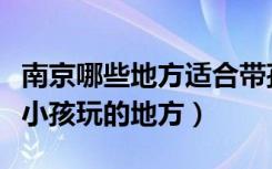 南京哪些地方适合带孩子一起去玩（南京适合小孩玩的地方）
