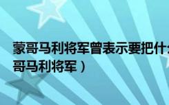 蒙哥马利将军曾表示要把什么进攻列为世界的一大禁忌（蒙哥马利将军）