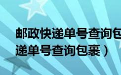 邮政快递单号查询包裹查询11185（邮政快递单号查询包裹）