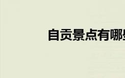 自贡景点有哪些（自贡景点）