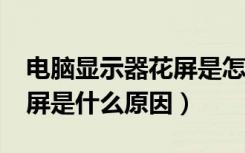 电脑显示器花屏是怎么回事?（电脑显示器花屏是什么原因）
