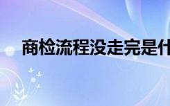 商检流程没走完是什么意思（商检流程）