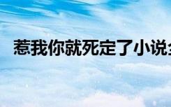 惹我你就死定了小说全集（惹我你就死定）