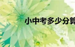 小中考多少分算合格（小中考）