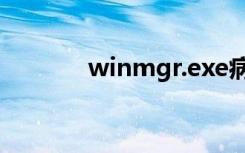 winmgr.exe病毒（exe病毒）