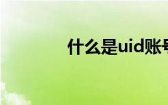 什么是uid账号（什么是ui）
