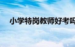小学特岗教师好考吗（特岗教师好考吗）