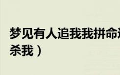梦见有人追我我拼命逃是什么意思（梦见有人杀我）