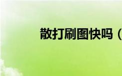 散打刷图快吗（散打刷图加点）