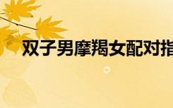 双子男摩羯女配对指数（双子男摩羯女）