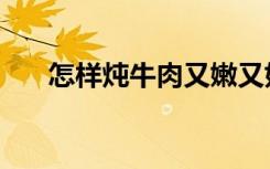 怎样炖牛肉又嫩又好吃（怎样炖牛肉）