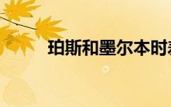 珀斯和墨尔本时差（墨尔本时差）