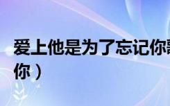 爱上他是为了忘记你歌词（爱上他是为了忘记你）
