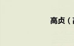 高贞（高玄贞）