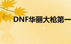 DNF华丽大枪第一人（dnf华丽大枪）