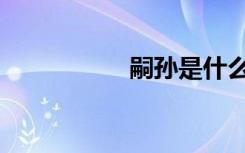 嗣孙是什么意思（嗣）