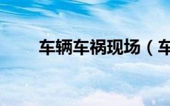 车辆车祸现场（车祸现场什么意思）