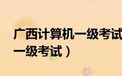 广西计算机一级考试时间2023（广西计算机一级考试）