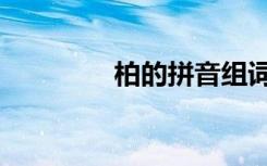 柏的拼音组词（柏的拼音）
