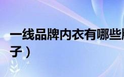 一线品牌内衣有哪些牌子（品牌内衣有哪些牌子）
