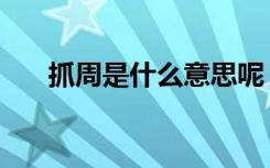抓周是什么意思呢（抓周是什么意思）