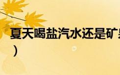 夏天喝盐汽水还是矿泉水（夏天喝盐汽水好吗）