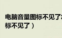 电脑音量图标不见了怎么调音量（电脑音量图标不见了）