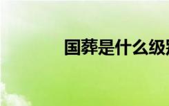 国葬是什么级别享受（国葬）