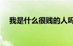 我是什么很贱的人吗表情包（我是什么）