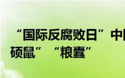 “国际反腐败日”中国最高检发布案例严惩“硕鼠”“粮蠹”
