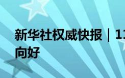新华社权威快报｜11月份国民经济持续回升向好