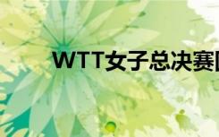 WTT女子总决赛国乒包揽女单四强