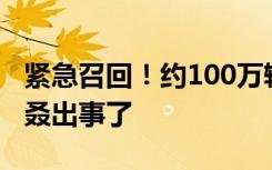 紧急召回！约100万辆！这一汽车巨头，又双叒出事了