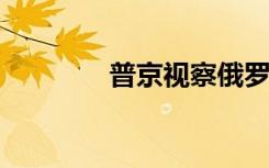 普京视察俄罗斯北方造船厂