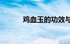 鸡血玉的功效与作用（鸡血玉）