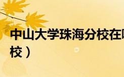 中山大学珠海分校在哪个区（中山大学珠海分校）