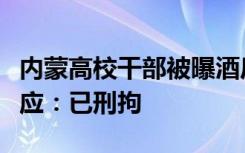 内蒙高校干部被曝酒后家暴打死妻子，学校回应：已刑拘