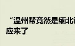 “温州帮竟然是缅北诈骗团伙后台”？警方回应来了