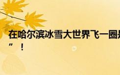 在哈尔滨冰雪大世界飞一圈是啥体验？来，带你一路“哇塞”！