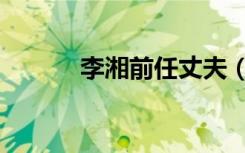 李湘前任丈夫（李湘前夫是谁）