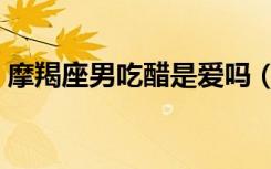 摩羯座男吃醋是爱吗（摩羯座男生吃醋表现）