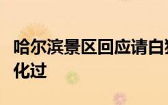 哈尔滨景区回应请白狐迎客：不咬人，养殖驯化过