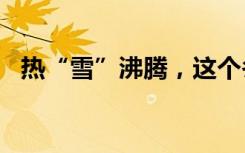 热“雪”沸腾，这个冬天火的不只“尔滨”