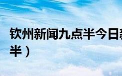 钦州新闻九点半今日新闻视频（钦州新闻九点半）