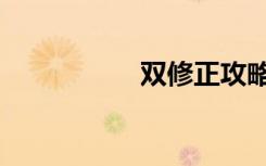 双修正攻略（双修正）