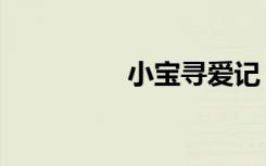 小宝寻爱记（小宝寻爱）